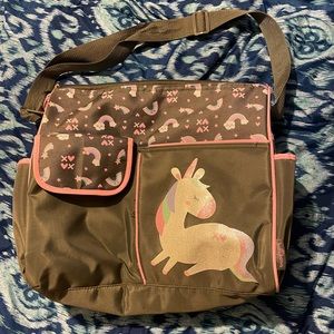 Unicorn diaper bag
